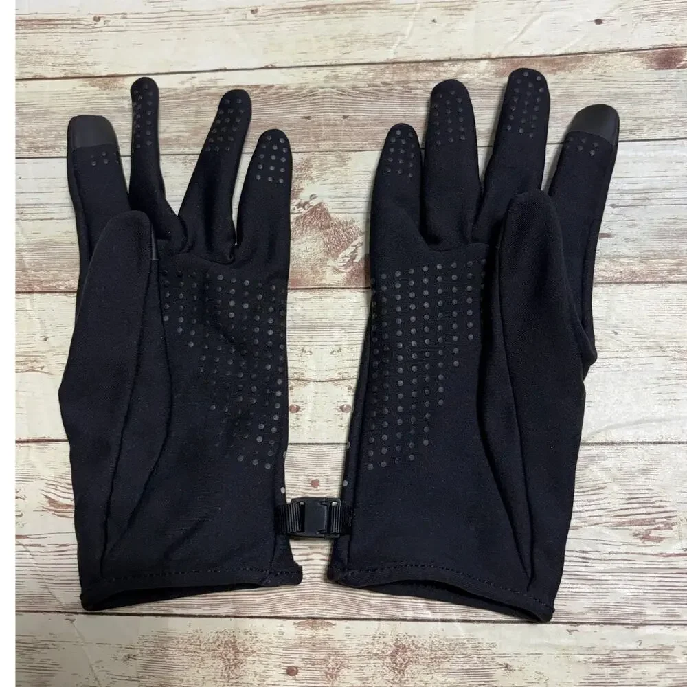 Lululemon Fast and Free Fleece Running Gloves Women's M/L Black Screen-Touch